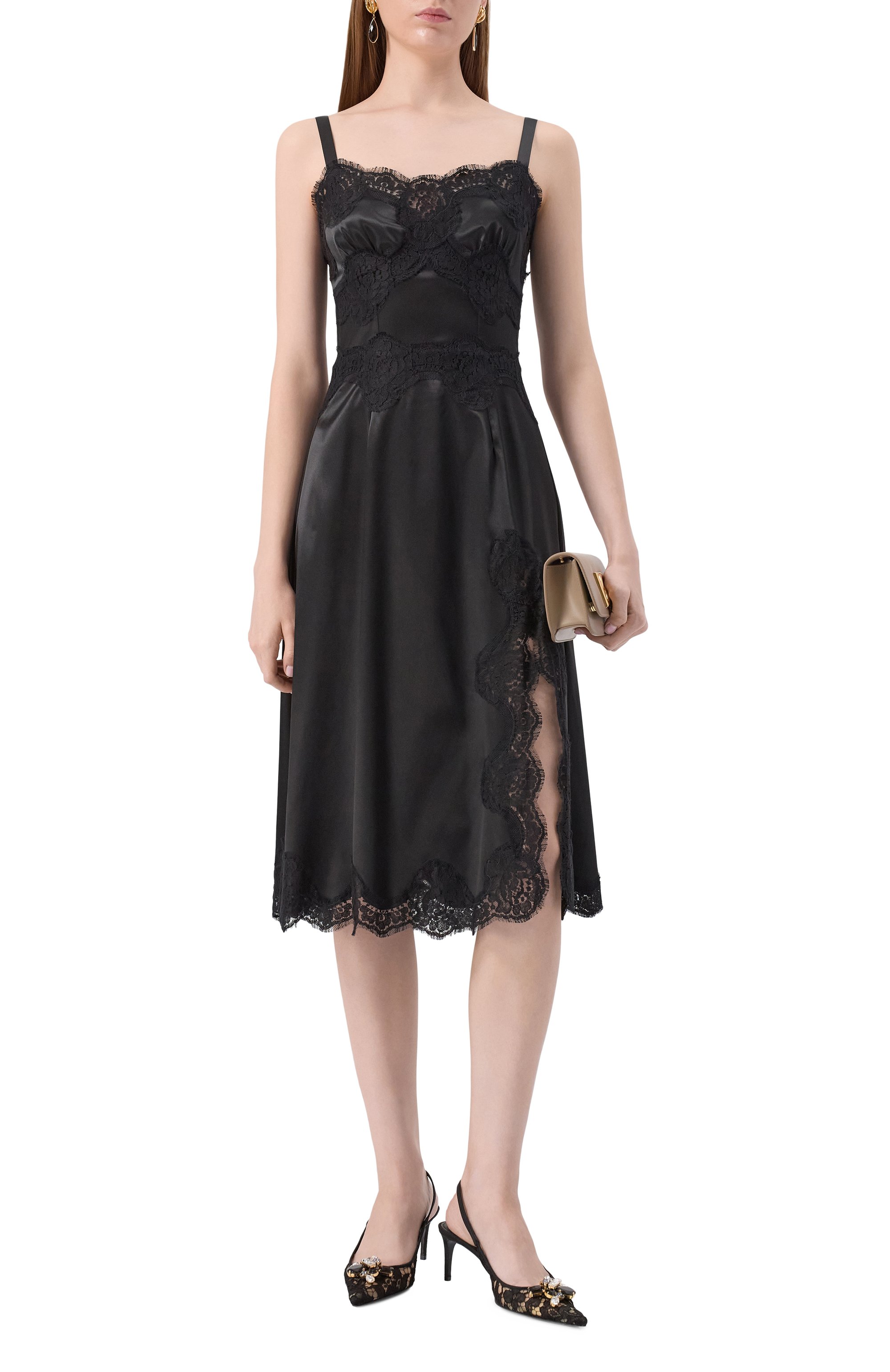 Атласное платье DOLCE & GABBANA, арт. F6A5DT/FURAD, фото 2