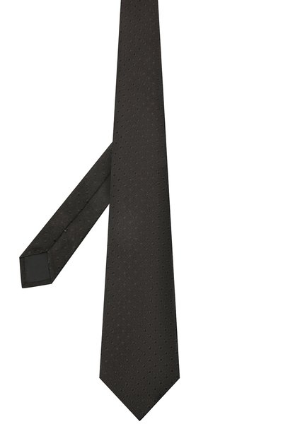 Шелковый галстук LANVIN черного цвета по цене 12600 руб., арт. 2050/TIE, фото 2 Шелковый галстук LANVIN, арт. 2050/TIE, фото 2