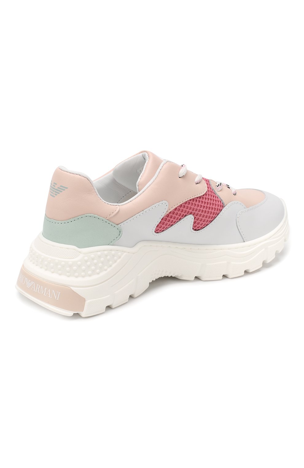 Кожаные кроссовки EMPORIO ARMANI, арт. XYX008/X0I30/35-40, фото 3