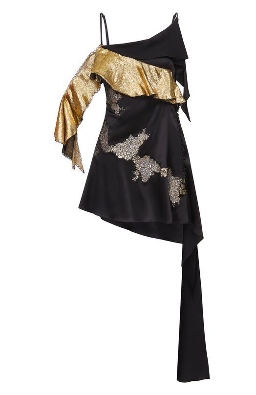 Шелковое платье Daniil Antsiferov DA_3180B Чёрный DA_3180B