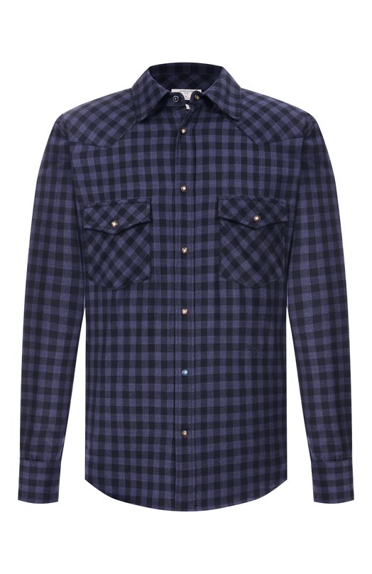 Шерстяная рубашка Jacob Cohen JUM_C0002 017 T804A RW Синий JUM_C0002 017 T804A RW