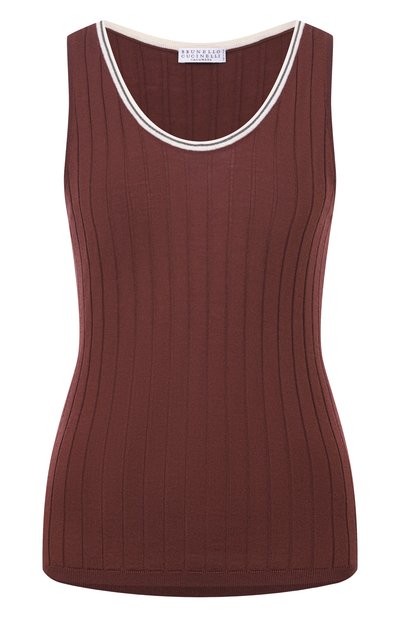 Женский топ из шерсти и кашемира BRUNELLO CUCINELLI, арт. M14817210