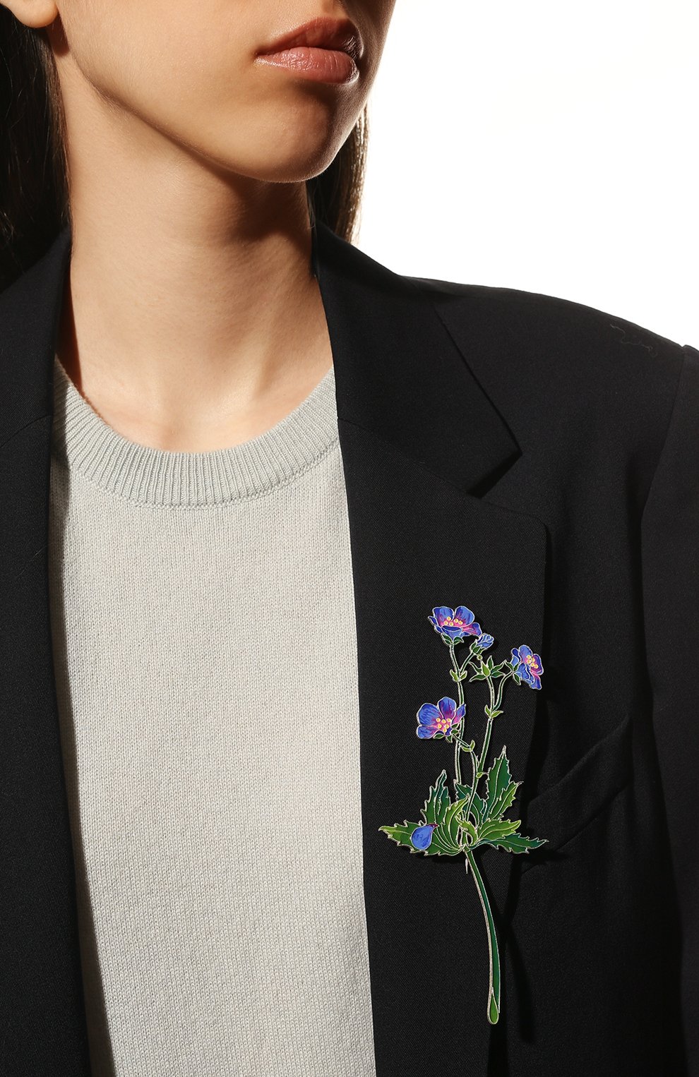 Брошь герань лесная РУССКИЕ САМОЦВЕТЫ, арт. 41536, фото 2