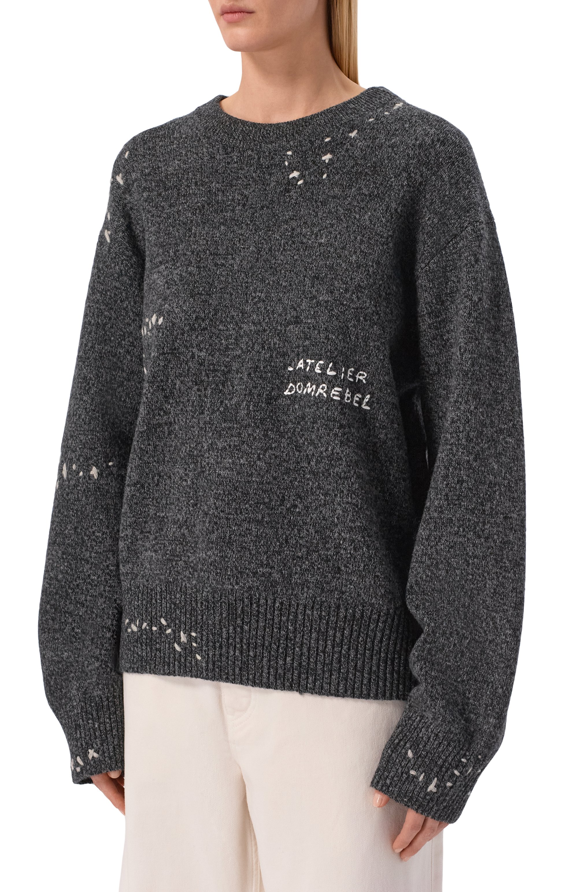 Свитер DOMREBEL, арт. RENEGADE/KNIT CREWNECK, фото 3