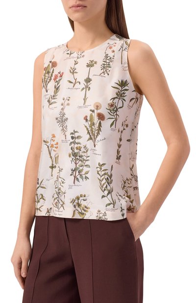 Шелковый топ COLOMBO, арт. CM00420/F/T0666-11-2G, фото 3