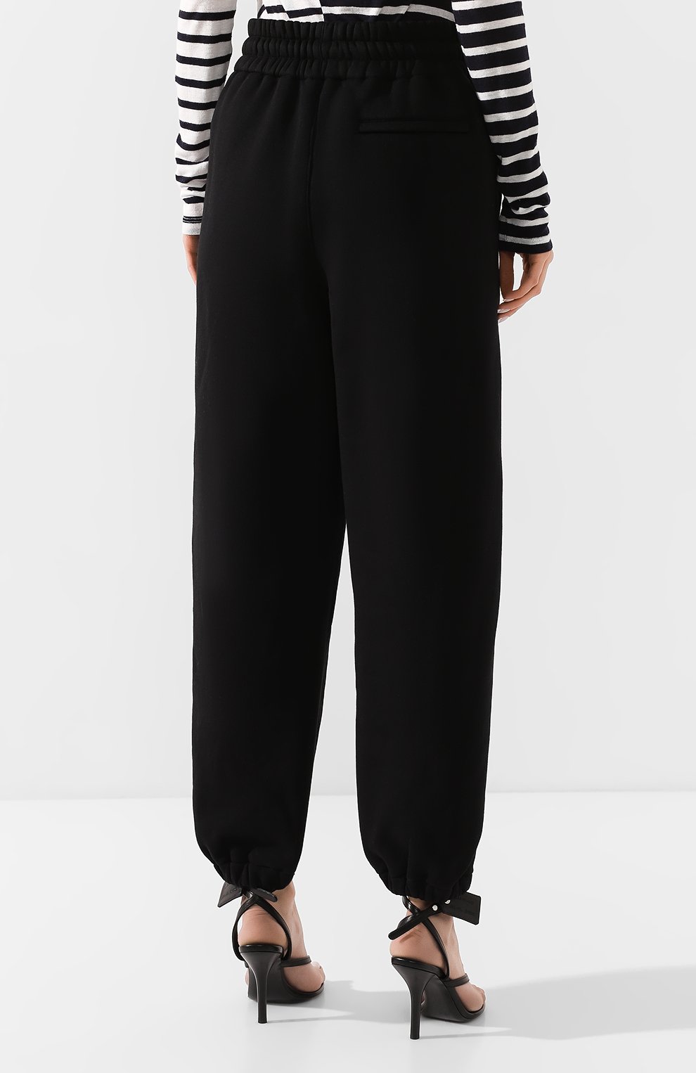 Брюки ALEXANDERWANG.T черного цвета по цене 44550 руб., арт. 4CC1204018, фото 4 Брюки ALEXANDERWANG.T, арт. 4CC1204018, фото 4