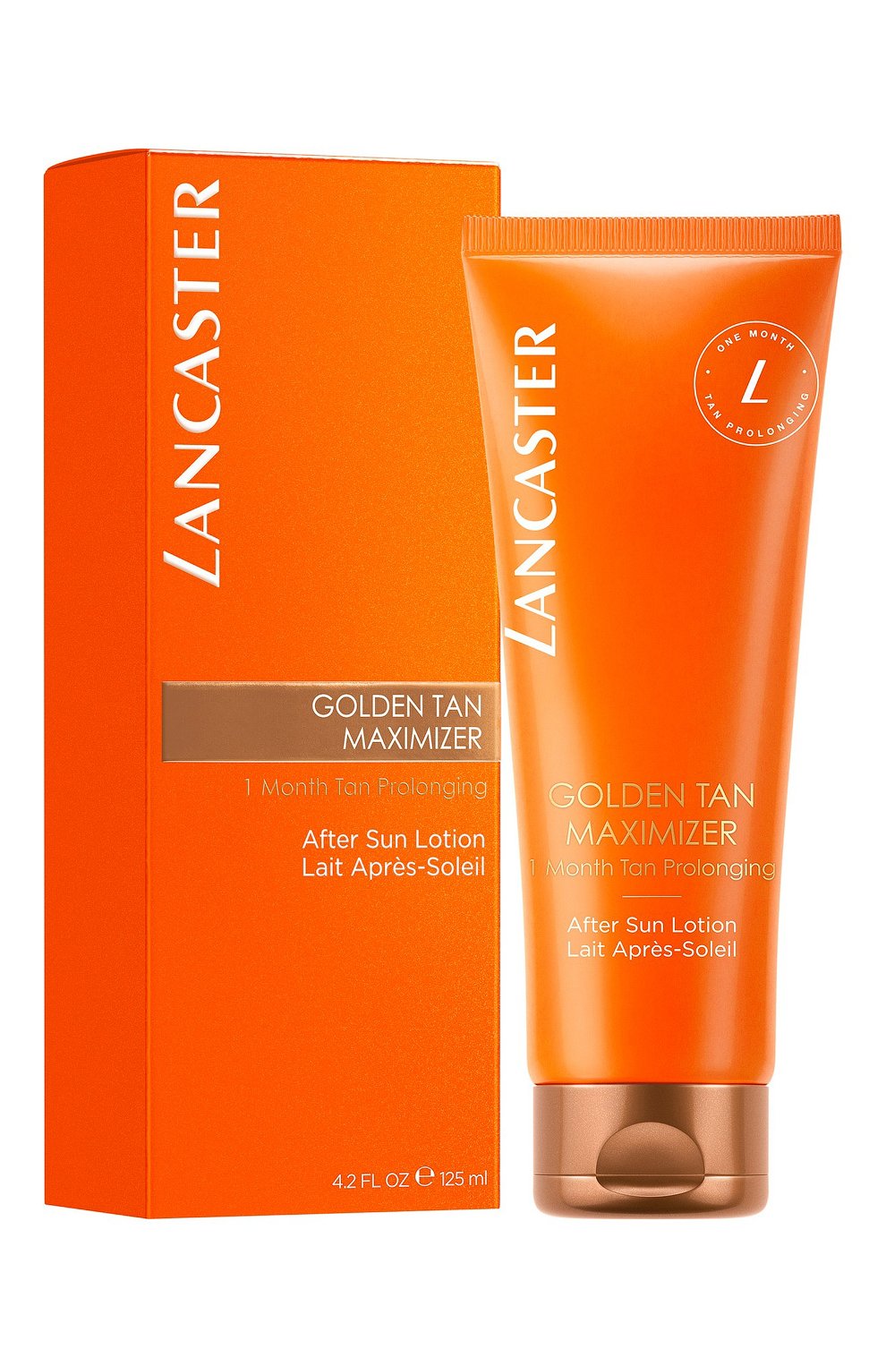 Лосьон для лица и тела после загара golden tan maximizer (125ml) LANCASTER бесцветного цвета по цене 4000 руб., арт. 3614227913974, фото 3 Лосьон для лица и тела после загара golden tan maximizer (125ml) LANCASTER, арт. 3614227913974, фото 3