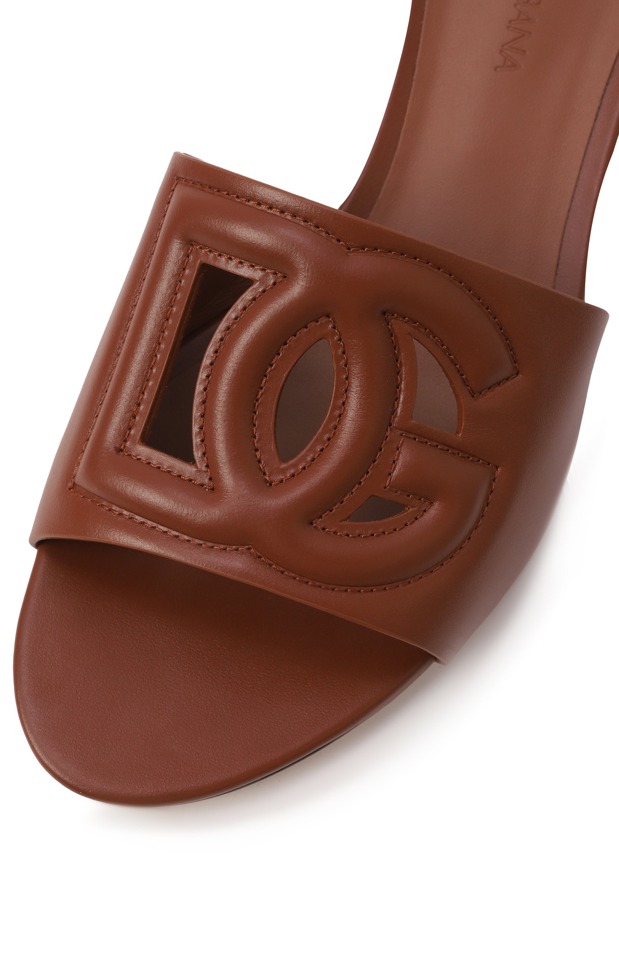 Кожаные мюли bianca DOLCE & GABBANA, арт. CR1755/AY329, фото 7