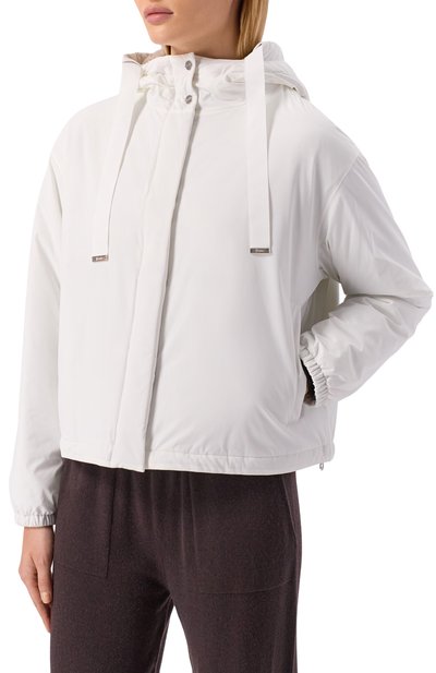 Утепленная куртка HERNO белого цвета по цене 99500 руб., арт. GC00070DR/12387SZ, фото 3 Утепленная куртка HERNO, арт. GC00070DR/12387SZ, фото 3