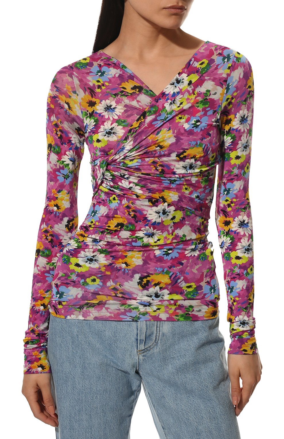 Топ из вискозы MSGM, арт. 3242MDM117 227358, фото 3