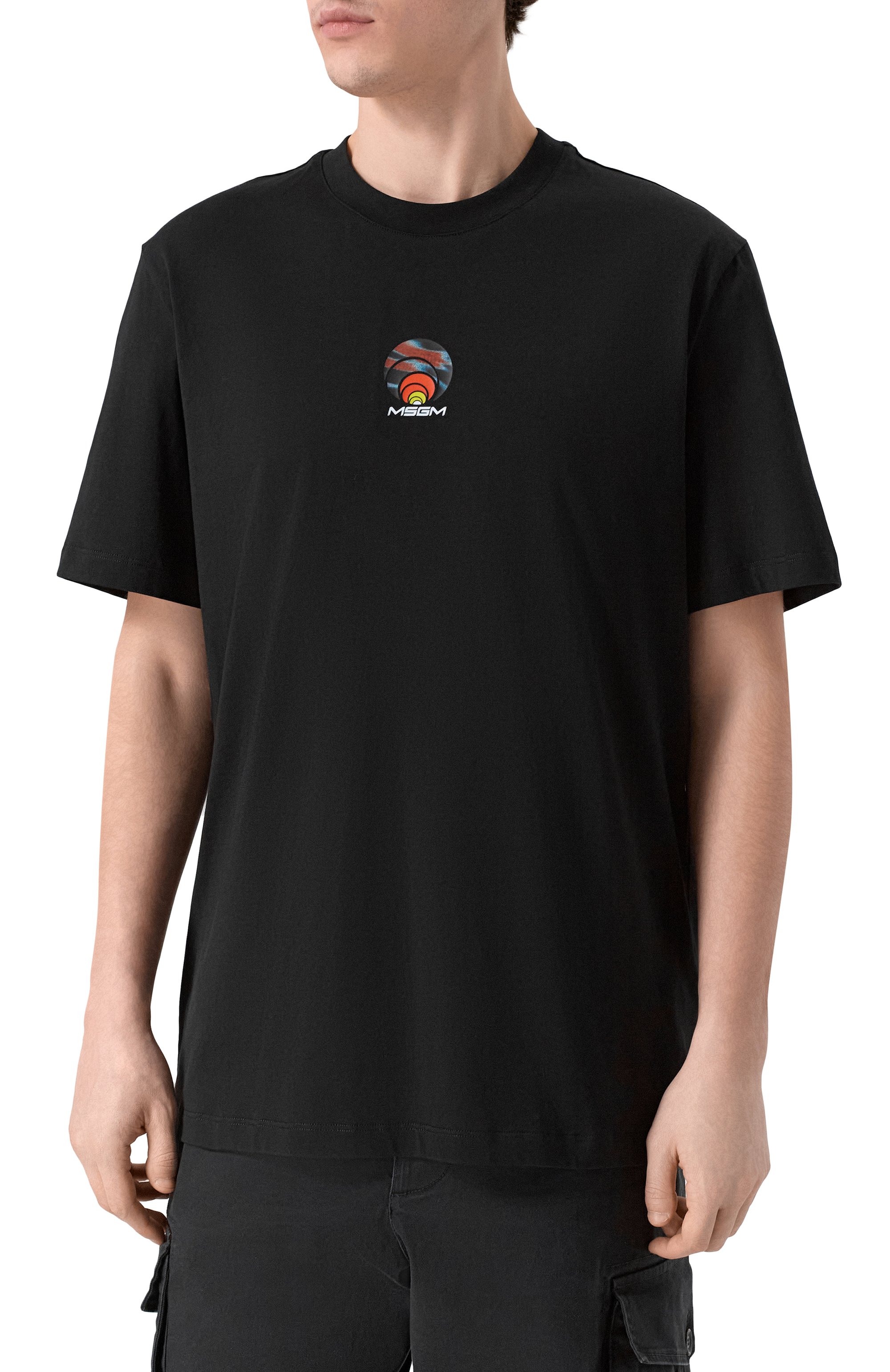 Хлопковая футболка MSGM, арт. 4040MM121N/267002, фото 3