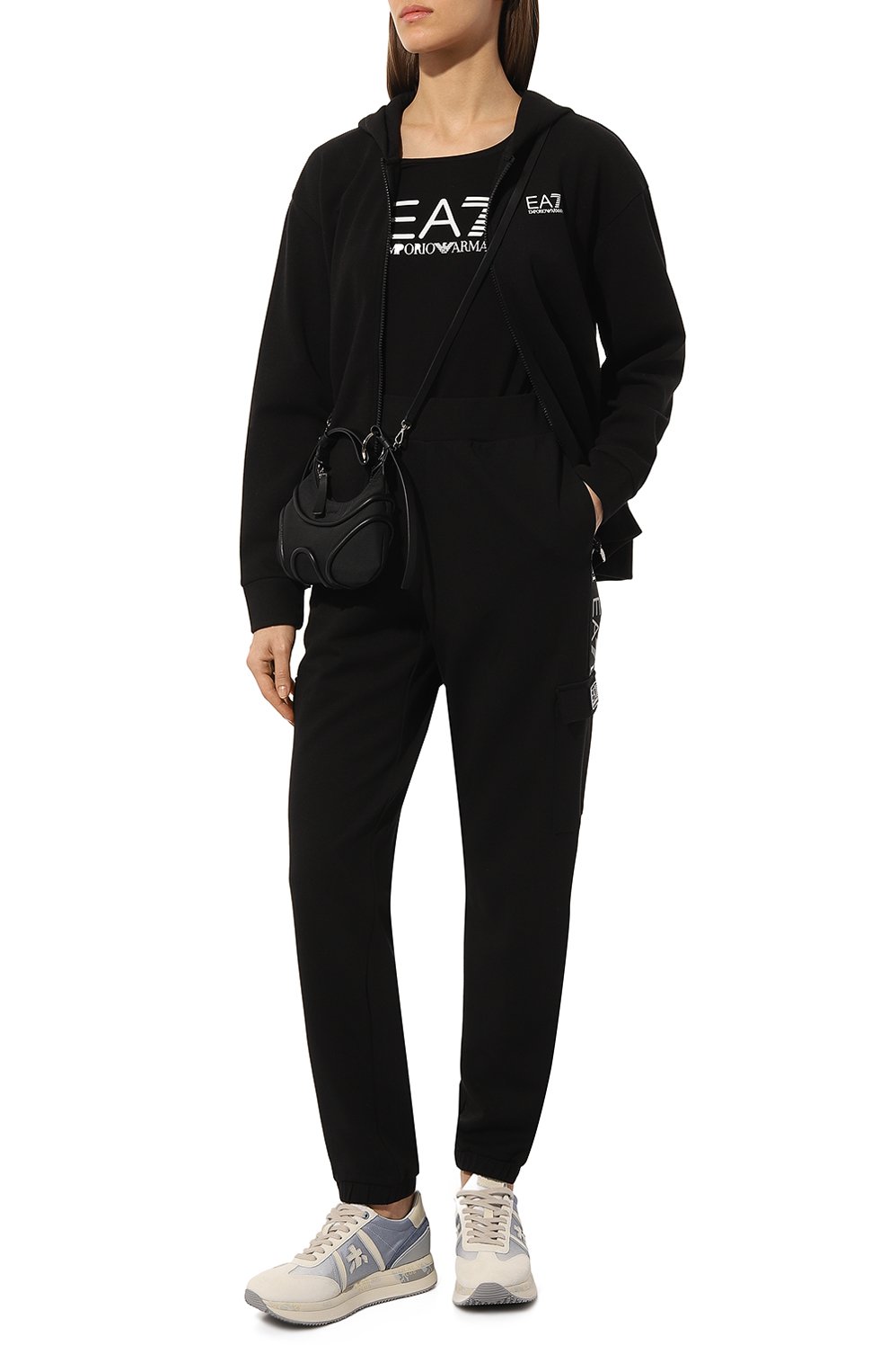 Хлопковая футболка EA7, арт. 8NTT66/TJFKZ, фото 2