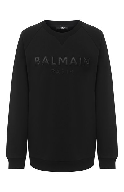 Женский хлопковый свитшот BALMAIN, арт. UF13691/I497