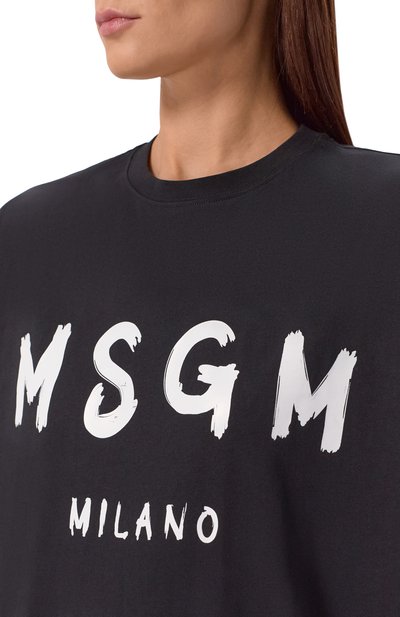 Хлопковое платье MSGM, арт. 2000MDA510 200002, фото 4