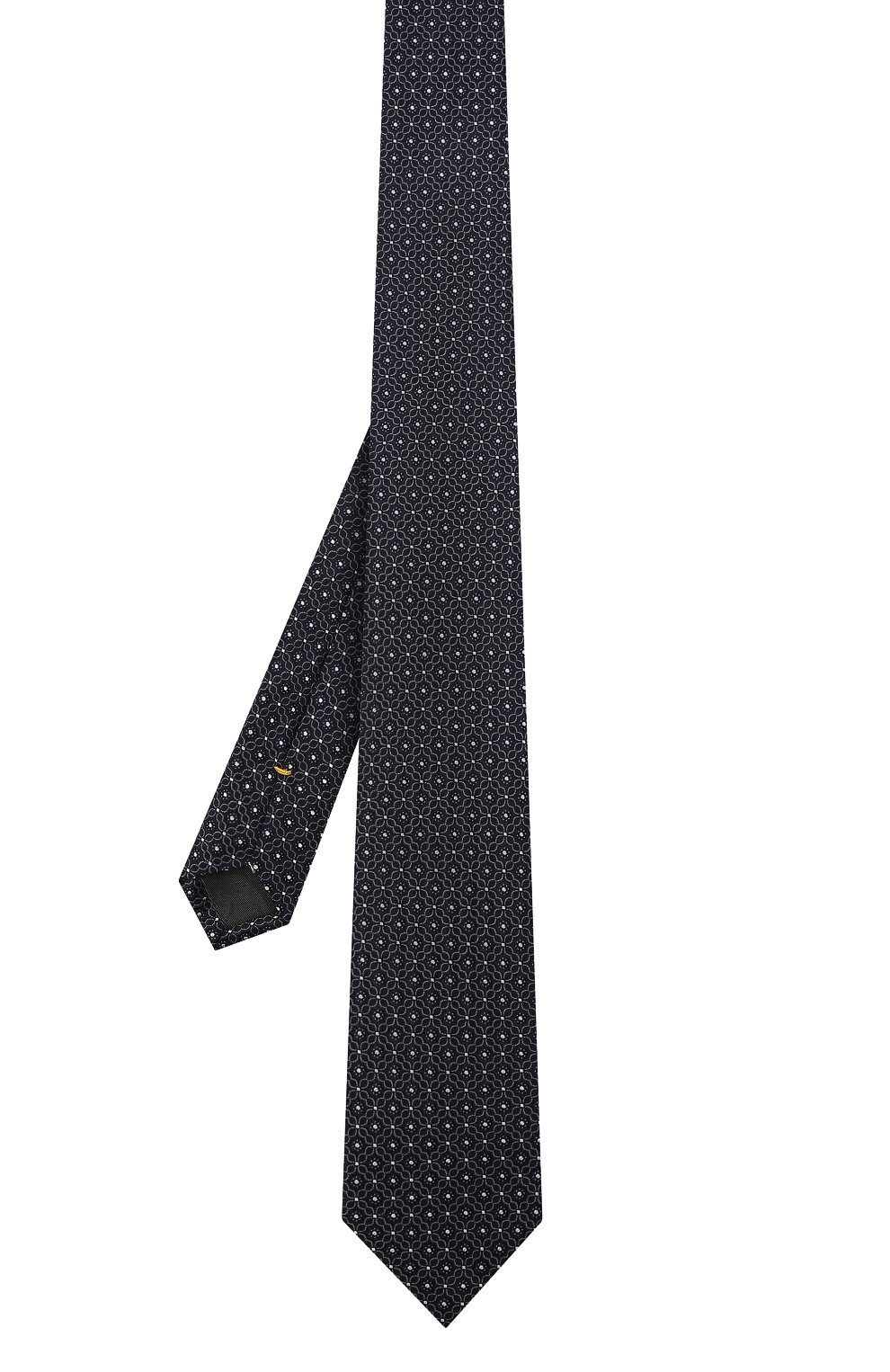 Шелковый галстук CANALI темно-серого цвета по цене 14650 руб., арт. 18/HJ03435, фото 3 Шелковый галстук CANALI, арт. 18/HJ03435, фото 3