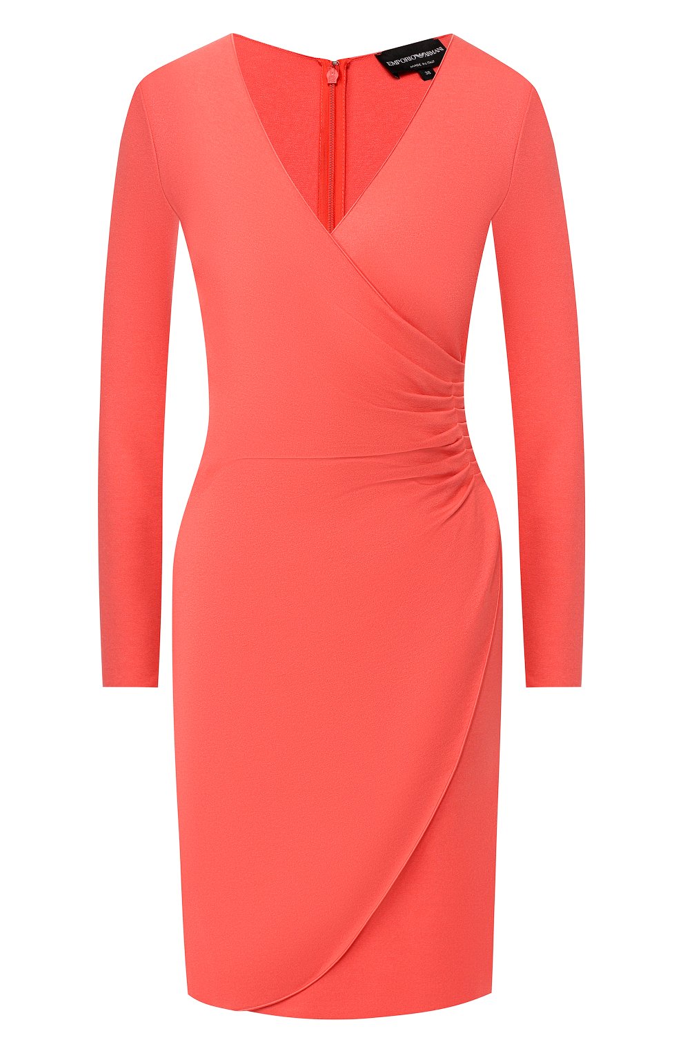 Платье из вискозы EMPORIO ARMANI розового цвета по цене 63300 руб., арт. 3G2A6G/2JFAZ, фото 1 Платье из вискозы EMPORIO ARMANI, арт. 3G2A6G/2JFAZ, фото 1