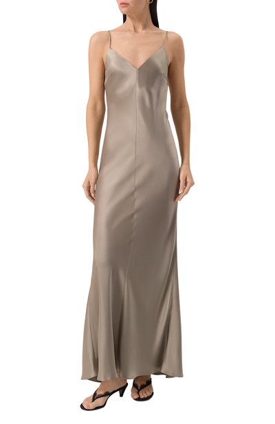 Атласное платье 12 STOREEZ, арт. 130741, фото 3