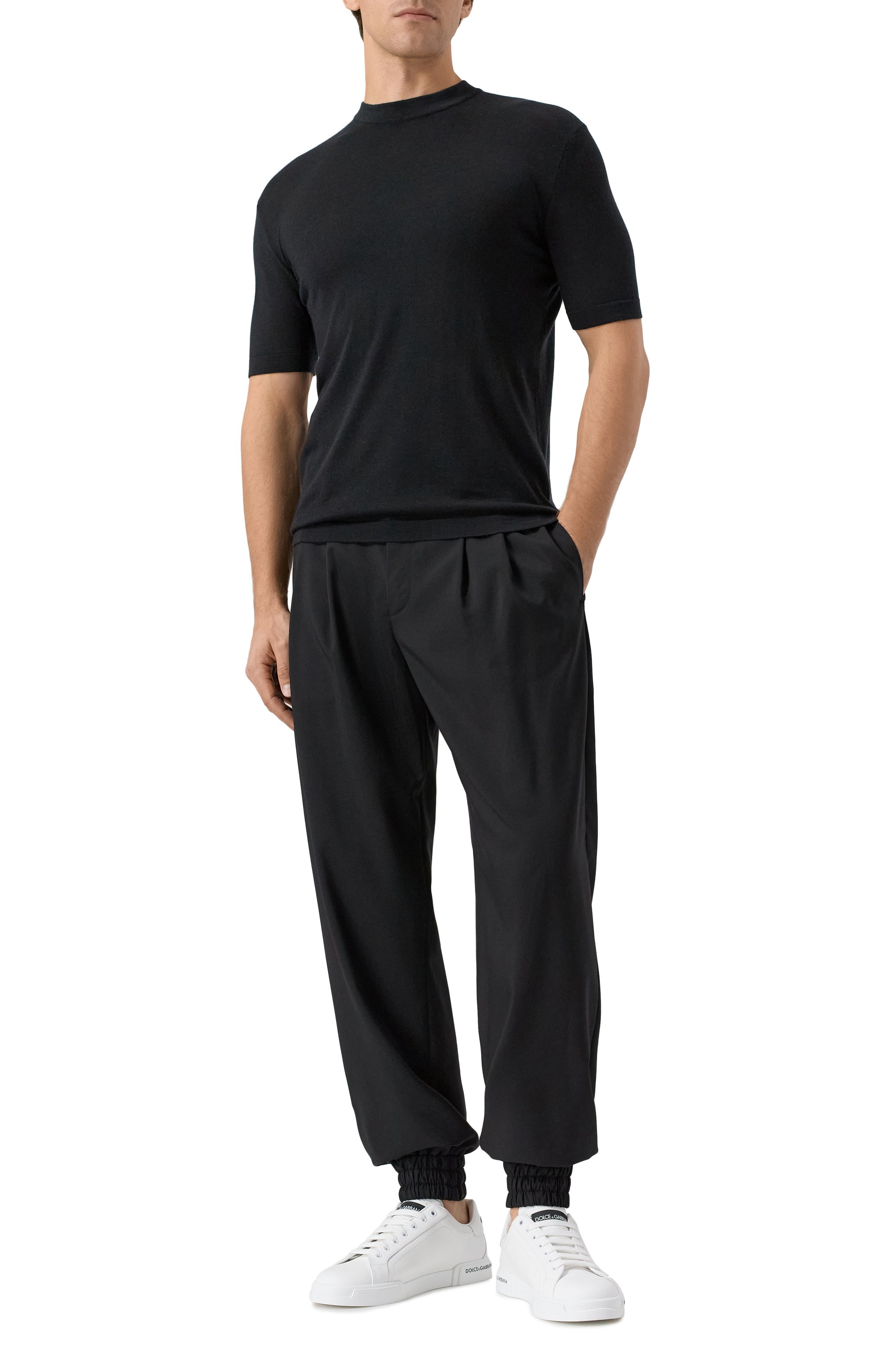 Шерстяные джоггеры DOLCE & GABBANA, арт. GP13VT/HU2A0, фото 2