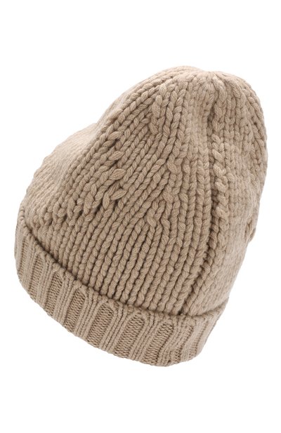 Кашемировая шапка фактурной вязки LORO PIANA, арт. FAG4443, фото 2