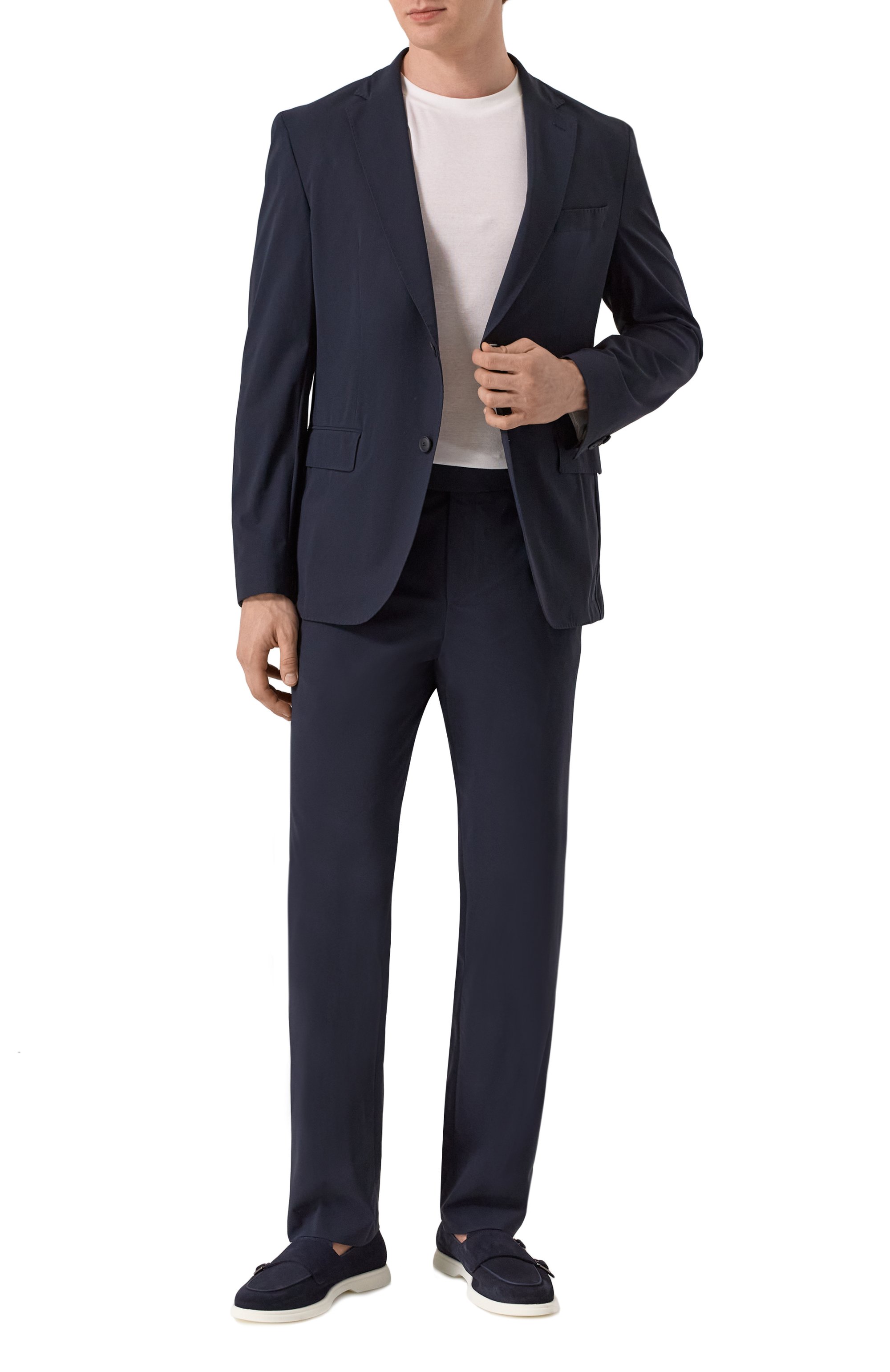 Костюм BOSS темно-синего цвета по цене 89800 руб., арт. 50534979, фото 2 Костюм BOSS, арт. 50534979, фото 2