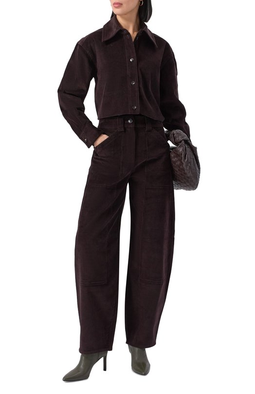 Вельветовые брюки Co 5955PCC-F25 Коричневый  5955PCC-F25 Фото 2