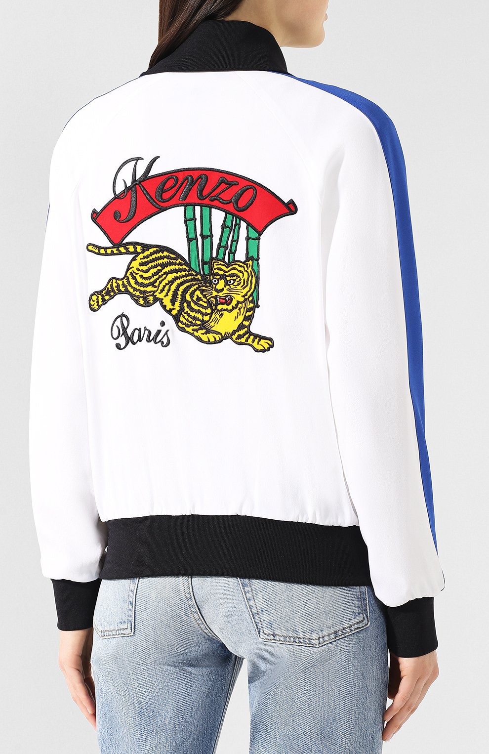Кардиган на молнии KENZO белого цвета по цене 45000 руб., арт. 2BL0915AC, фото 4 Кардиган на молнии KENZO, арт. 2BL0915AC, фото 4