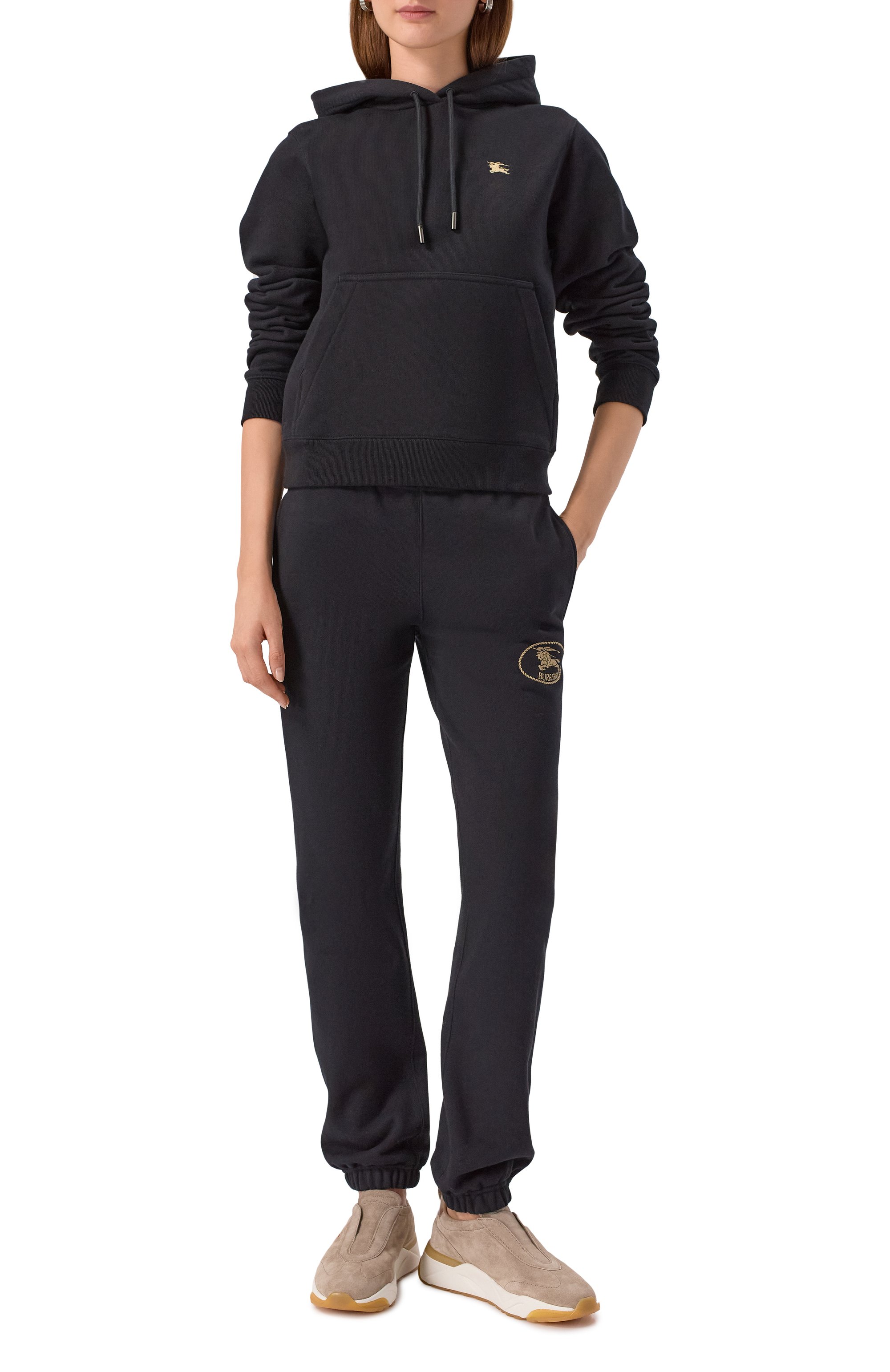 Хлопковые джоггеры BURBERRY, арт. 8111679, фото 2