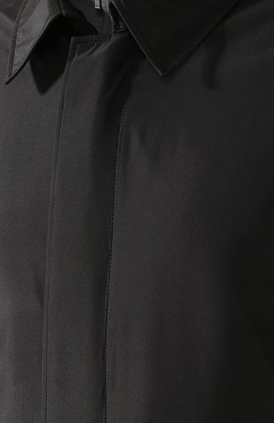 Шелковый плащ на молнии прямого кроя ZILLI, арт. MAQ-TIMBU-30036/0002, фото 5