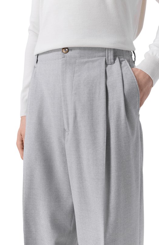 Шерстяные брюки L.B.M. 1911 8182/54515 Серый  8182/54515 Фото 5