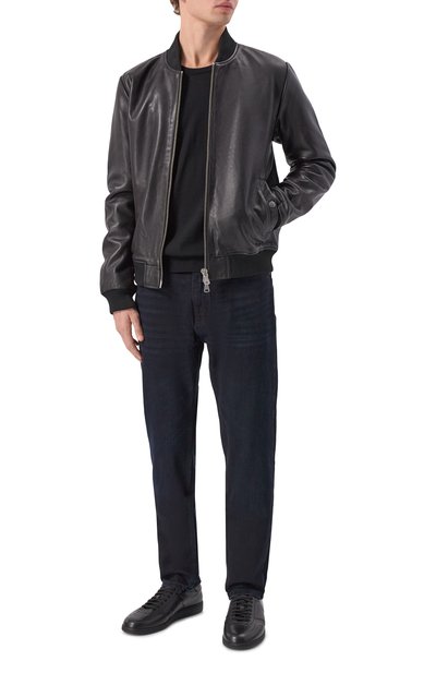 Кожаный бомбер DIRK BIKKEMBERGS, арт. BML1031, фото 2