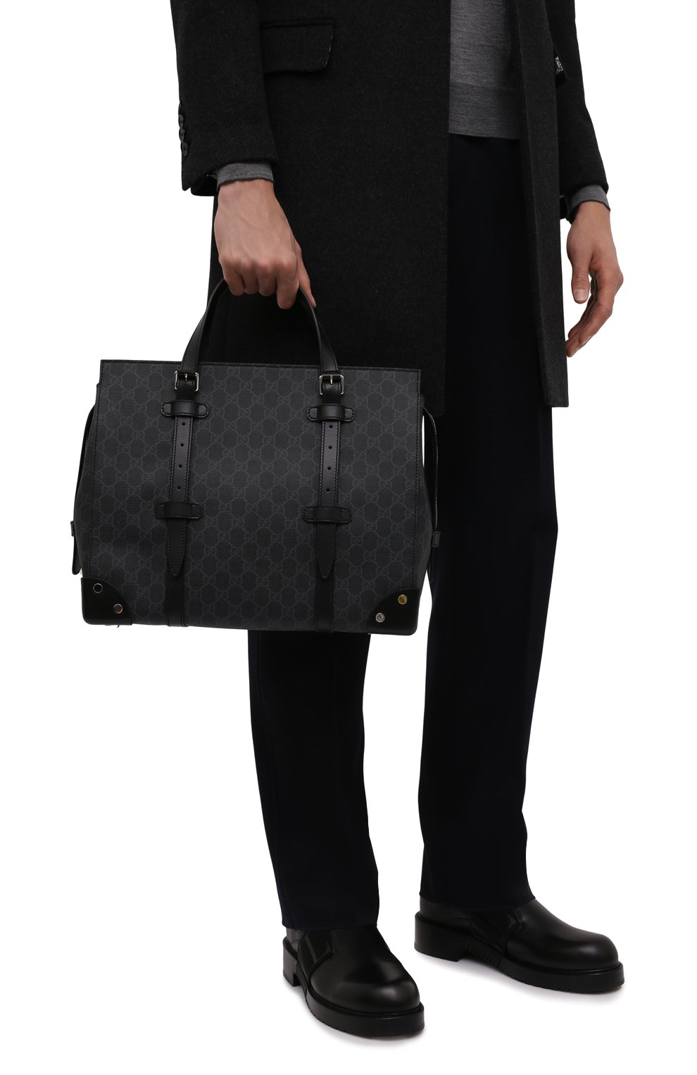 Комбинированная сумка-тоут GUCCI, арт. 626356/HUHFN, фото 2