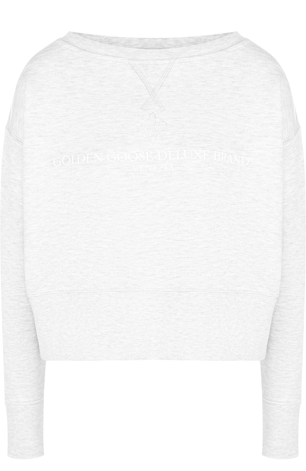 Хлопковый пуловер с логотипом бренда GOLDEN GOOSE DELUXE BRAND, арт. G33WP027.A1, фото 1