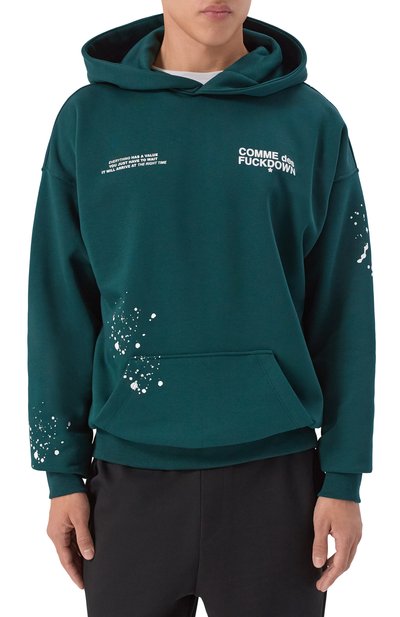 Хлопковое худи COMME DES FUCKDOWN, арт. CFABM01747, фото 3