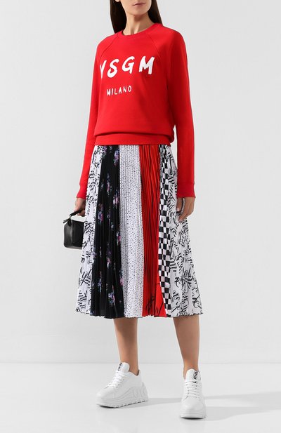 Хлопковый свитшот MSGM, арт. 2741MDM89 195799, фото 2