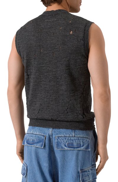 Шерстяной жилет MM6, арт. SH0FB0017/M13134, фото 4