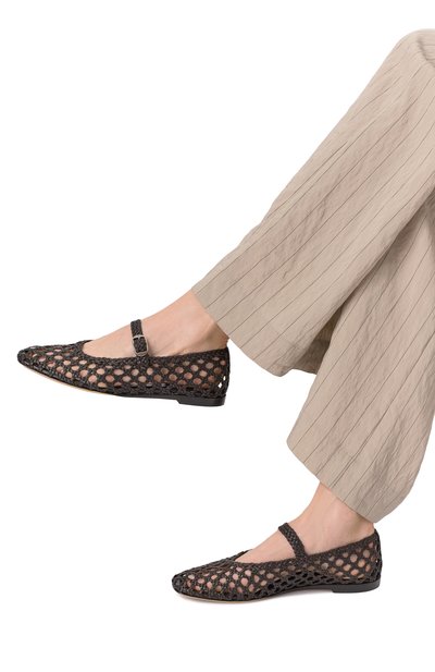 Кожаные балетки mary jane LE MONDE BERYL, арт. MRJ-W0V-CH0, фото 3