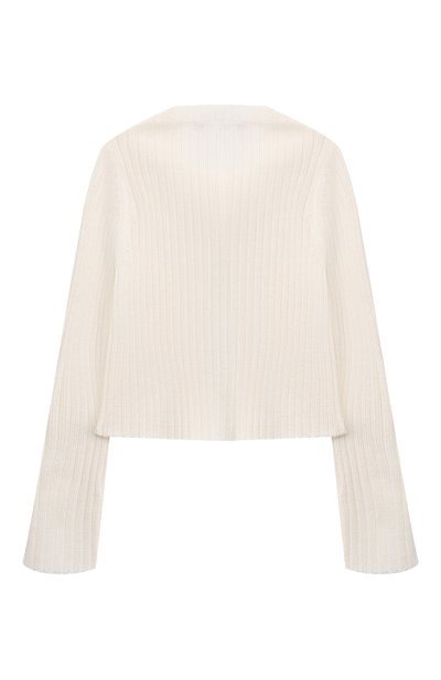 Кардиган BLUMARINE белого цвета по цене 14700 руб., арт. IF3062MA51I, фото 2 Кардиган BLUMARINE, арт. IF3062MA51I, фото 2