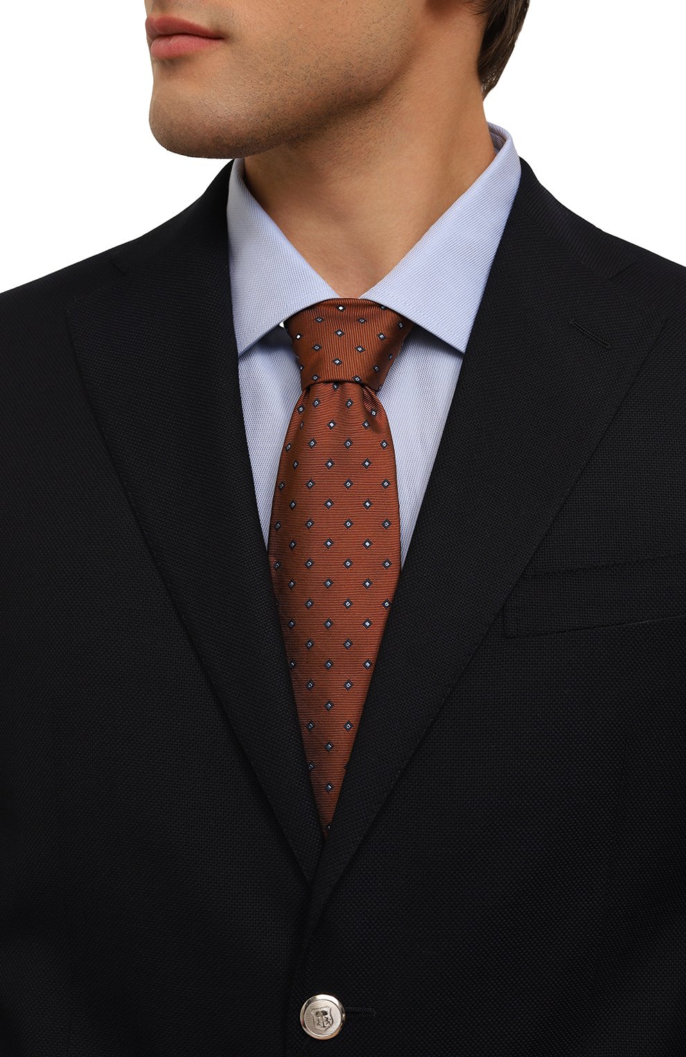 Шелковый галстук CORNELIANI, арт. 94U302-9420309, фото 2