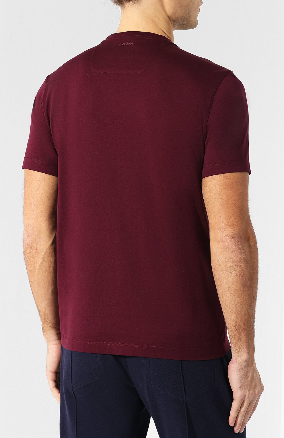 Хлопковая футболка ZEGNA, арт. VS372/ZZ630E, фото 4