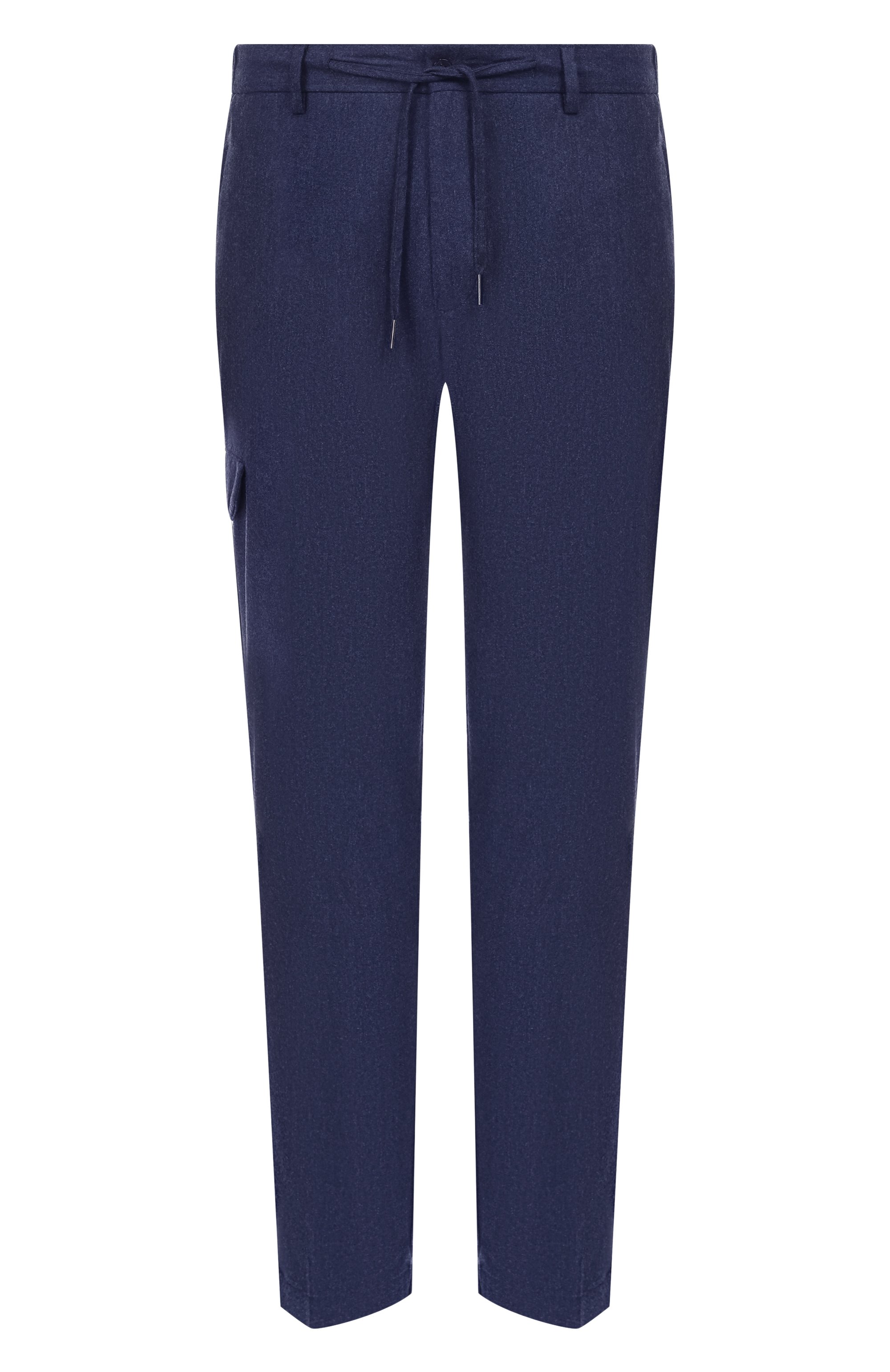 Шерстяные джоггеры MVST темно-синего цвета по цене 65200 руб., арт. 3MPG/7617, фото 1 Шерстяные джоггеры MVST, арт. 3MPG/7617, фото 1