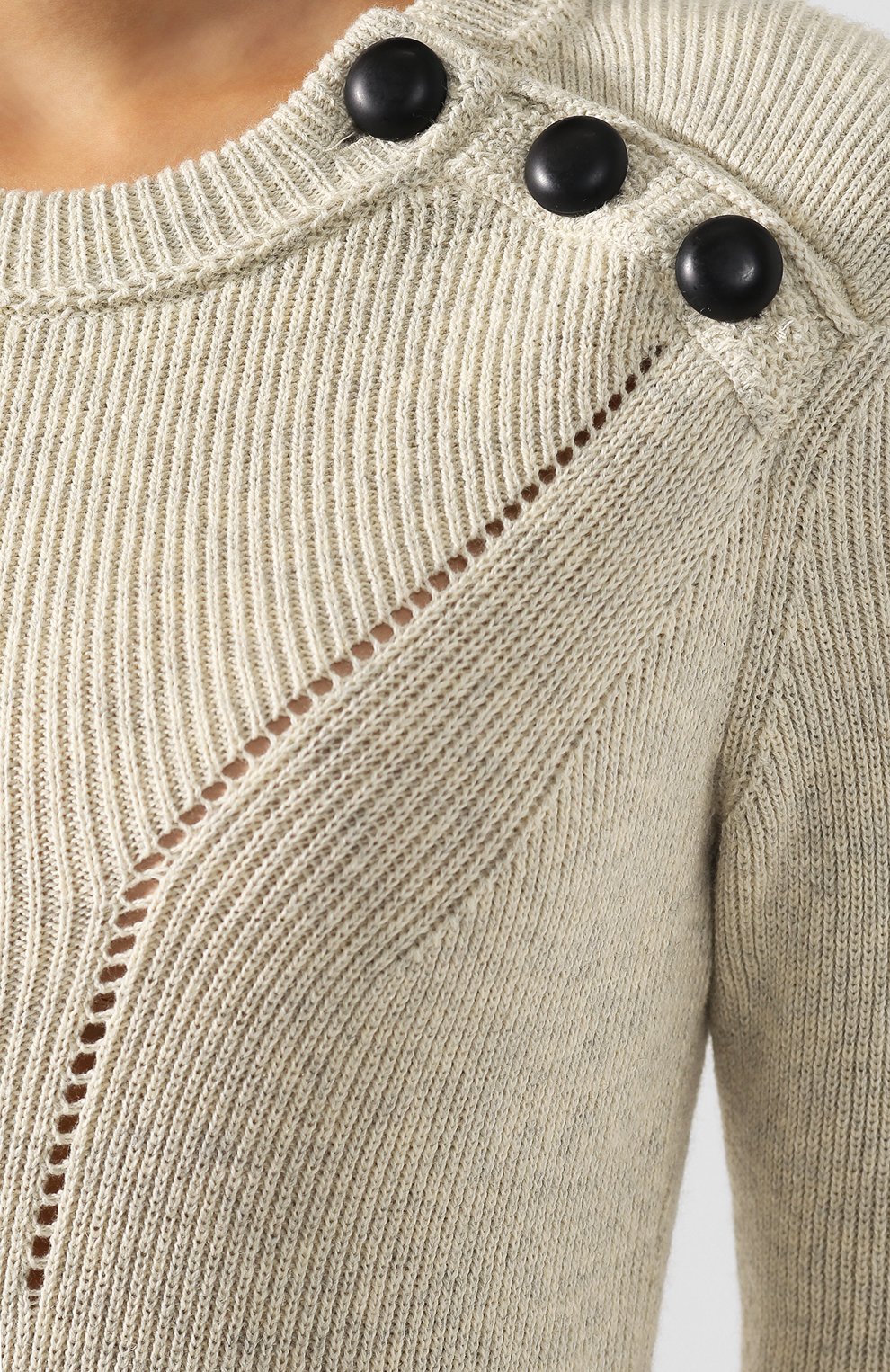 Пуловер из смеси хлопка и шерсти ISABEL MARANT ETOILE, арт. PU0842-19P056E/K0YLA, фото 5