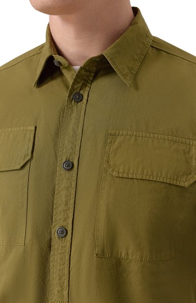 Хлопковая рубашка C.P. COMPANY, арт. 19CMSH706A110143G, фото 5