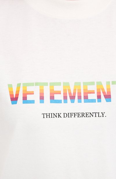 Хлопковая футболка VETEMENTS, а рт. UE51TR620W 1611/W, фото 5