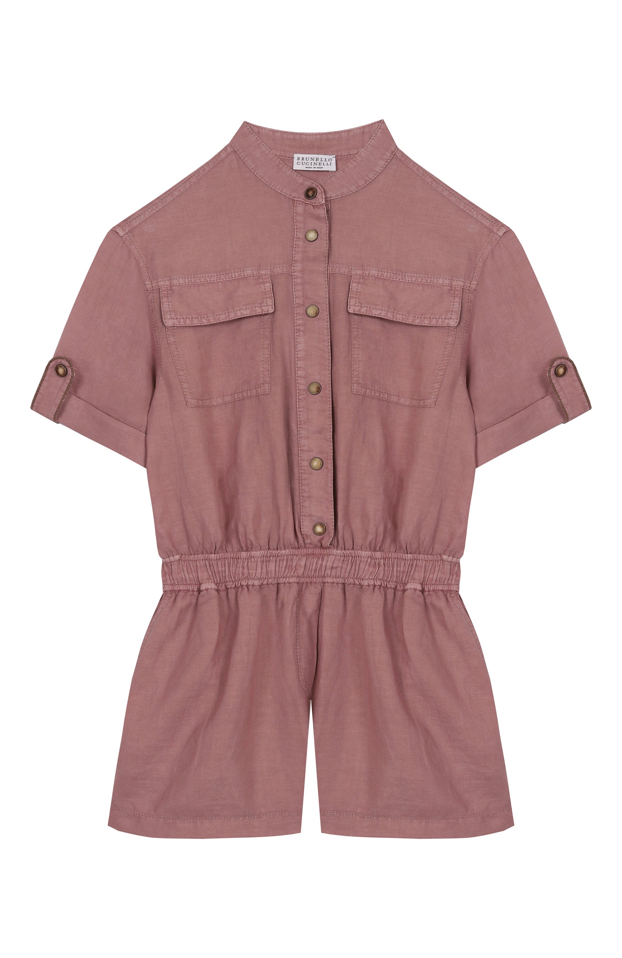 Комбинезон изо льна и хлопка BRUNELLO CUCINELLI, арт. BD698Q411A, фото 1