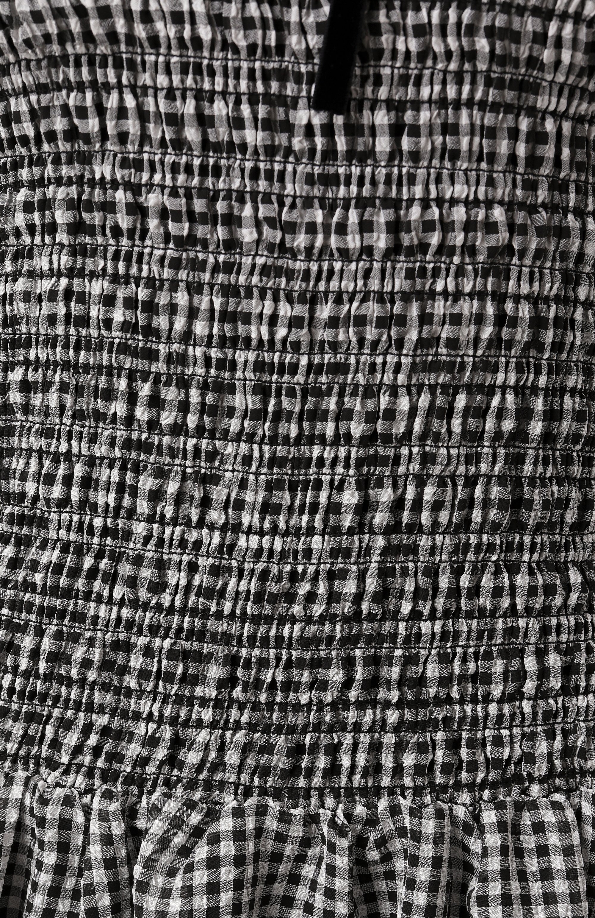 Платье GANNI черно-белого цвета по цене 41200 руб., арт. W0034/6813, фото 6 Платье GANNI, арт. W0034/6813, фото 6