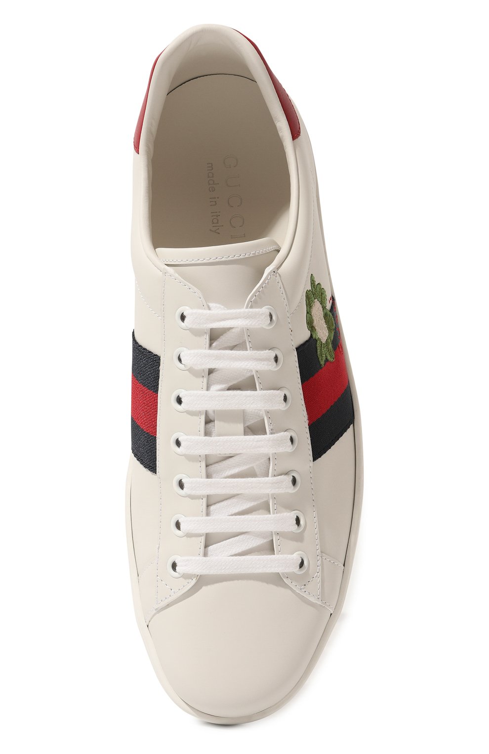 Кожаные кеды ace GUCCI, арт. 630610 1XG60, фото 6