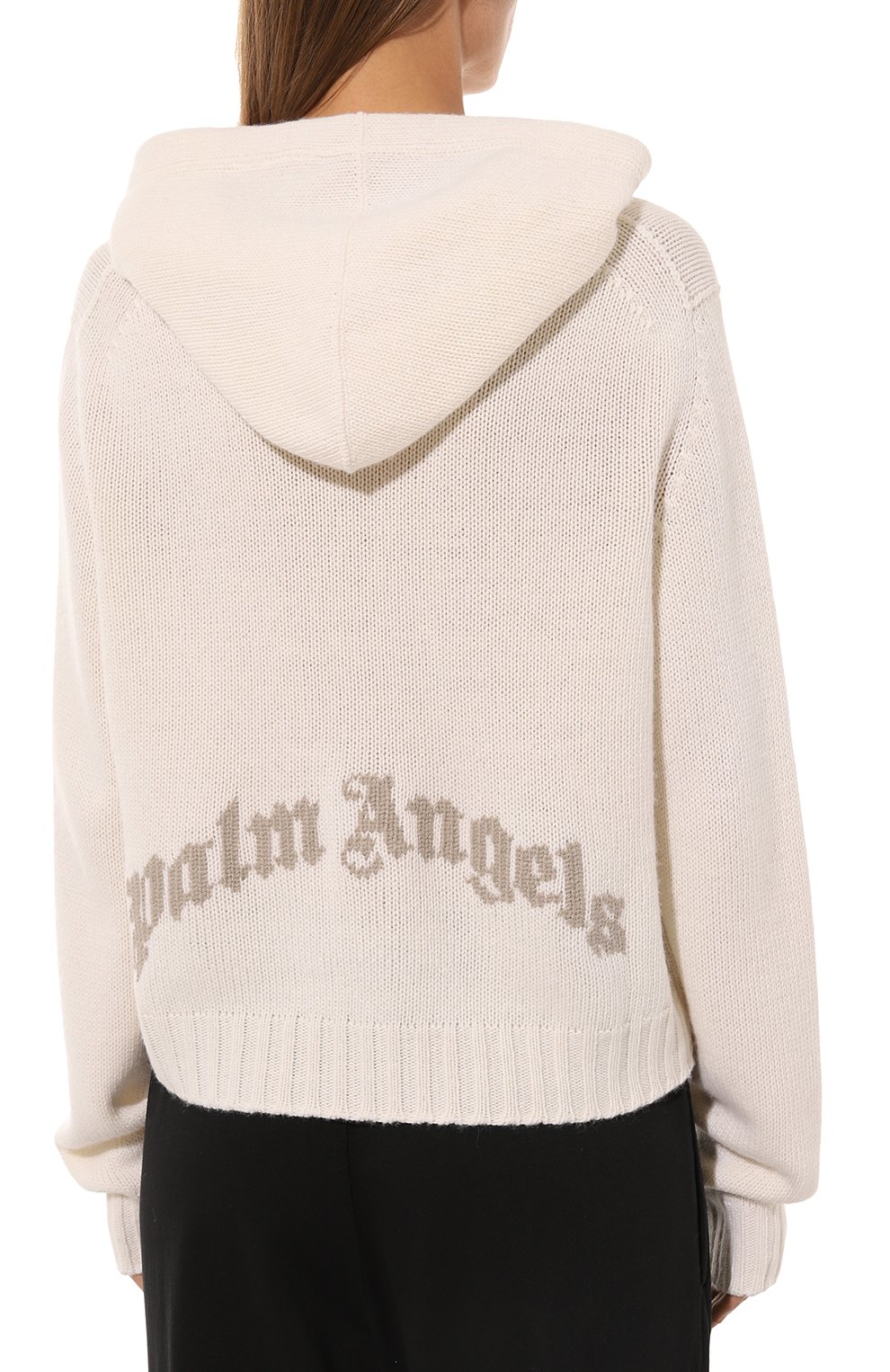 Худи из шерсти и вискозы PALM ANGELS, арт. PWHU012F24KNI001, фото 4