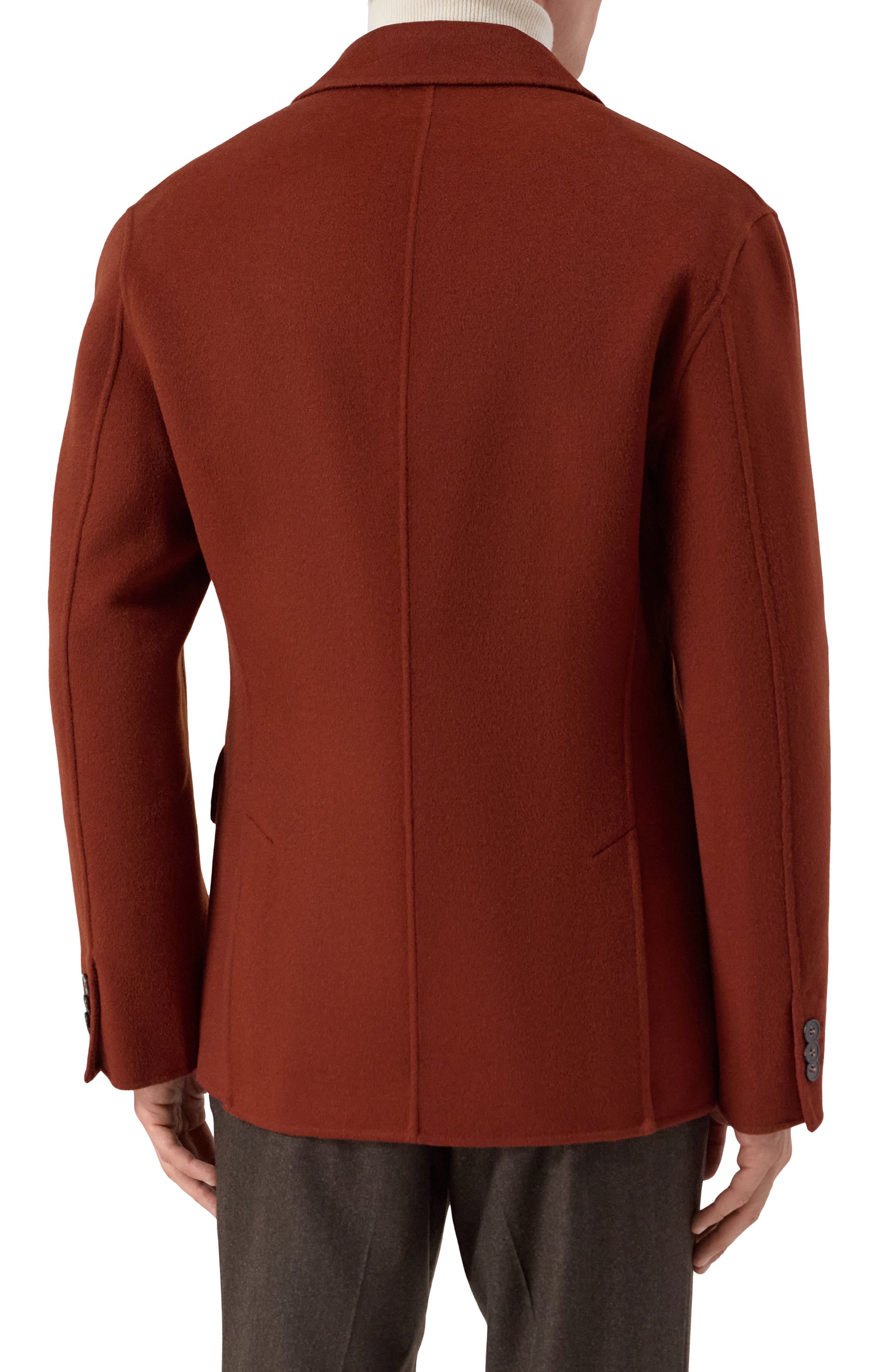 Пиджак из шерсти и кашемира 12 STOREEZ коричневого цвета по цене 49000 руб., арт. 127944, фото 4 Пиджак из шерсти и кашемира 12 STOREEZ, арт. 127944, фото 4