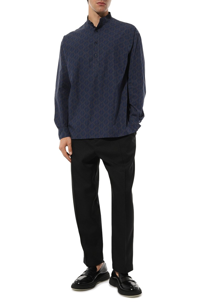 Хлопковая рубашка GIORGIO ARMANI, арт. 3WGCC08D/T04I4, фото 2