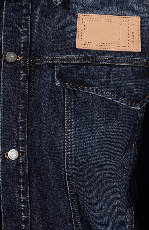 Джинсовая рубашка A-COLD-WALL Синий, фото 5